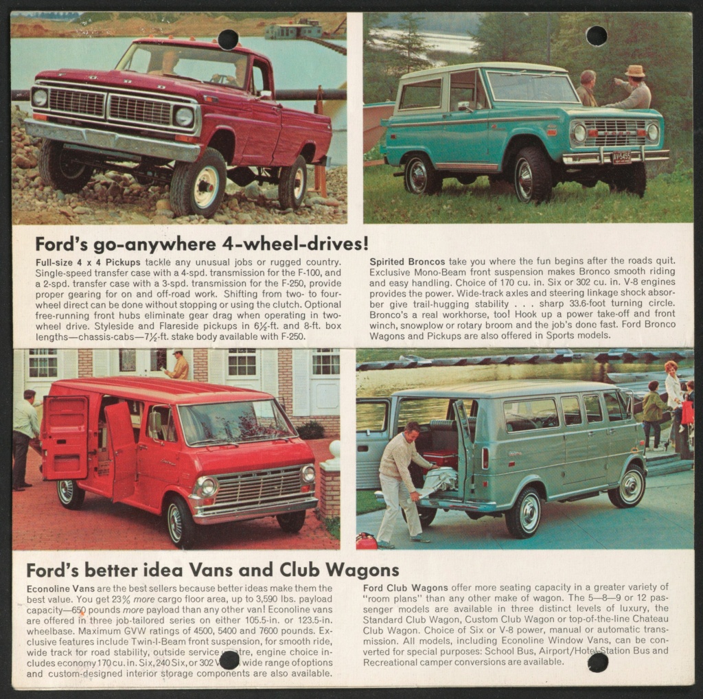 Brochure de vente de Ford du Canada, autos et camion 1970 (en anglais) 1970_f30