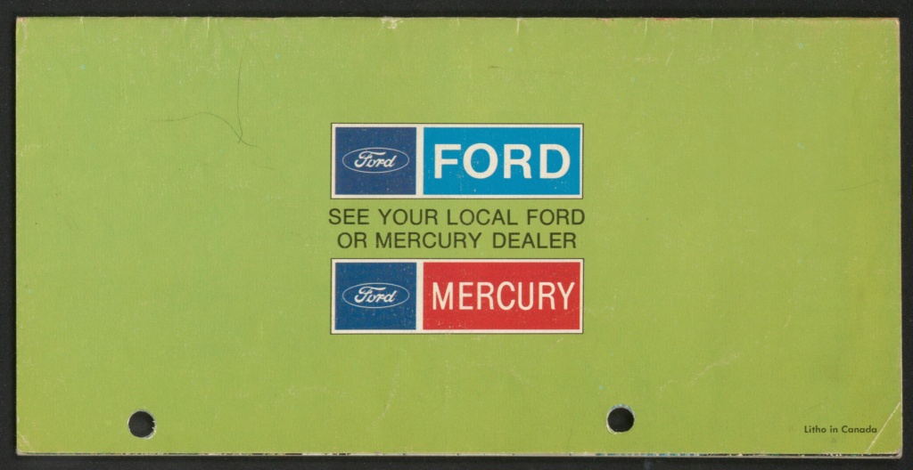 Brochure de vente de Ford du Canada, autos et camion 1970 (en anglais) 1970_f32