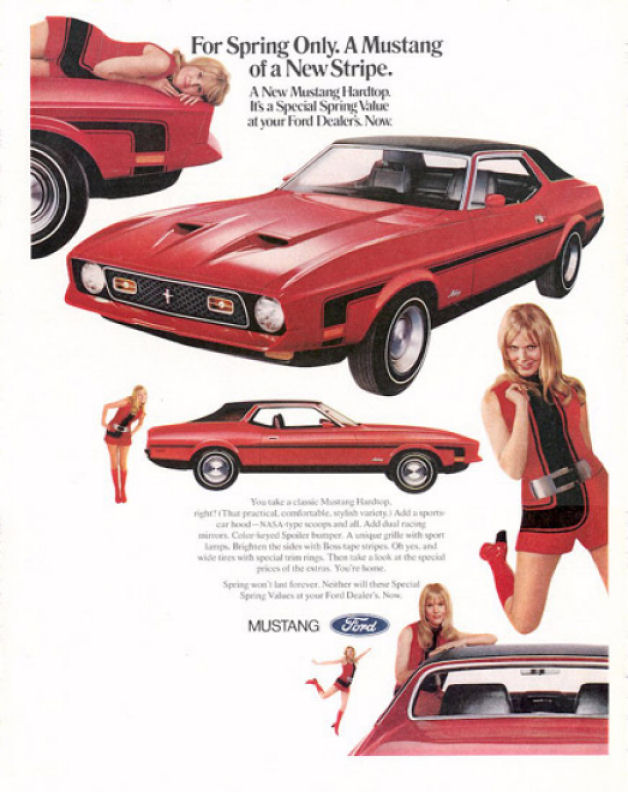 Publicité en anglais pour la Mustang 1971 1971_f10