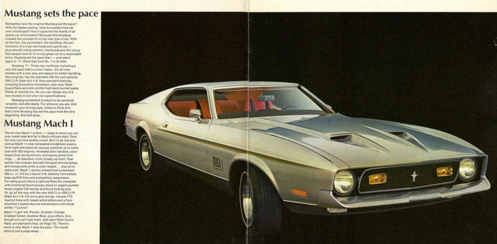 Brochure de vente: Mustang 1971 (version anglaise 01/71) 1971_m12