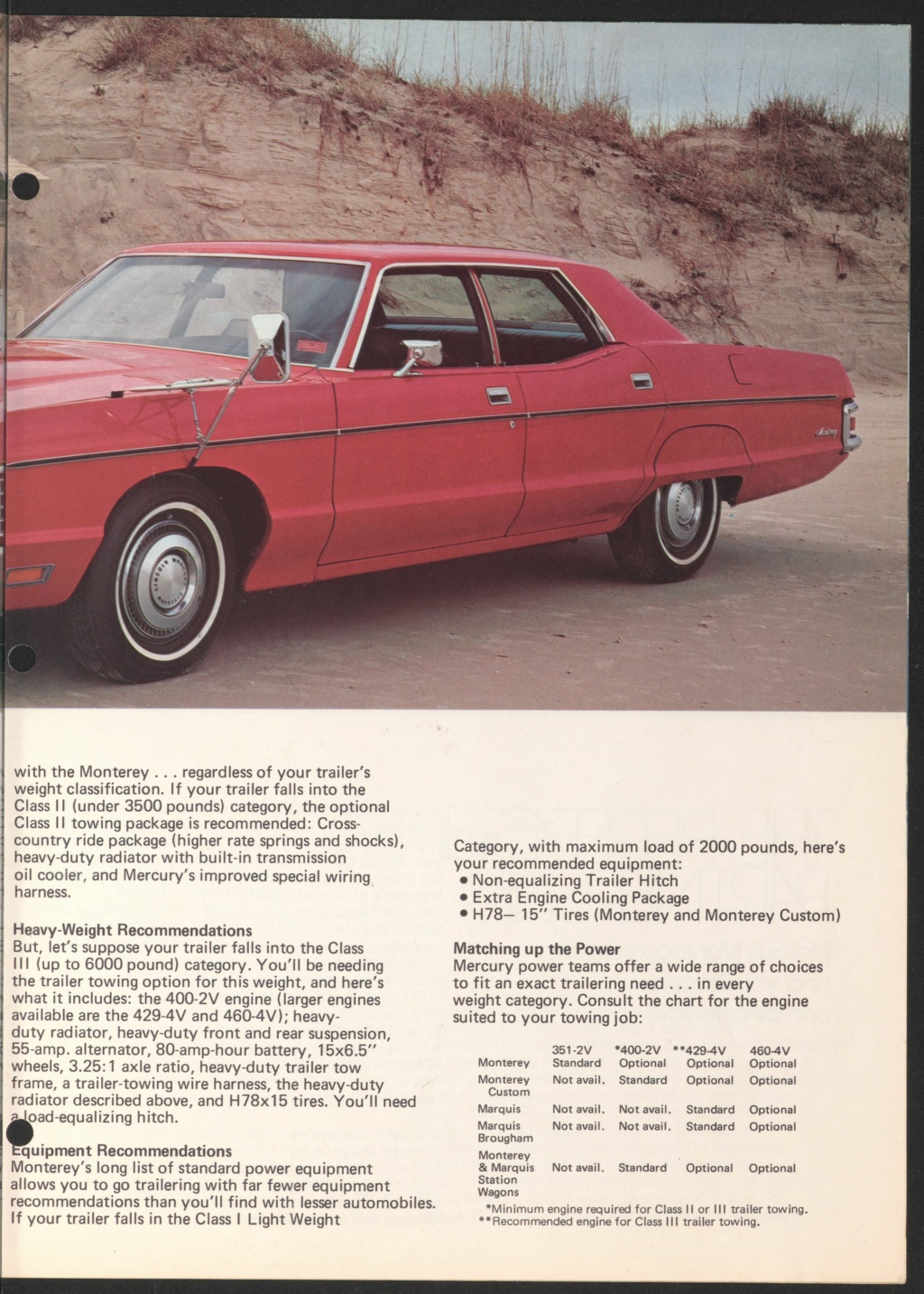Brochure 1972 Lincoln Mercury A guide to better trailering (en anglais) 1972_a15