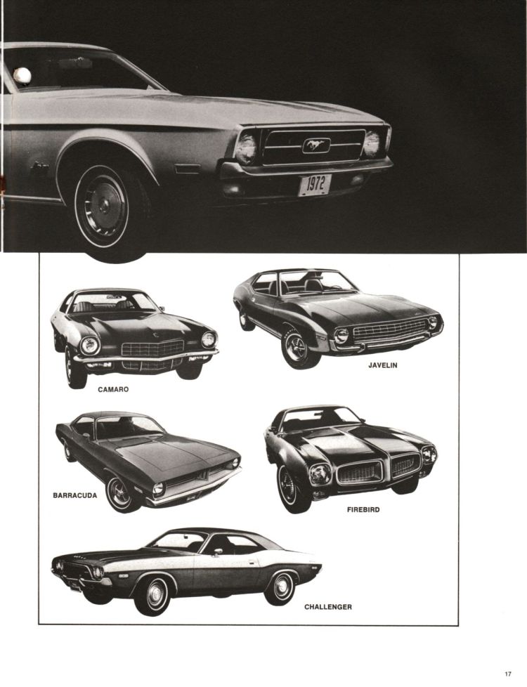La Mustang 1972 et la compétition 1972co10