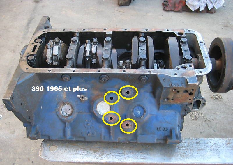 Détail: Différence dans les moteur 390 , certain moteur 390 ne peuvent être installé dans une Mustang 1967 et plus 390_c511