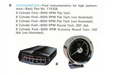 97) Accessoire: Tachymètre pour Mustang 1969 69ford51