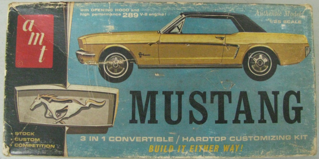 Jouet: Mustang 1965 à coller, échelle 1:25 Amt_ki11
