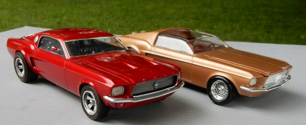 Modèle à coller de Mustang 1967 ou 1968 Amt_ma15
