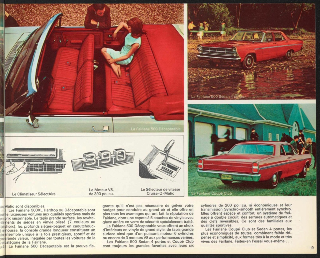 Brochure de vente en français "... Toujours en tête avec Ford 1967 ! "  Broch111