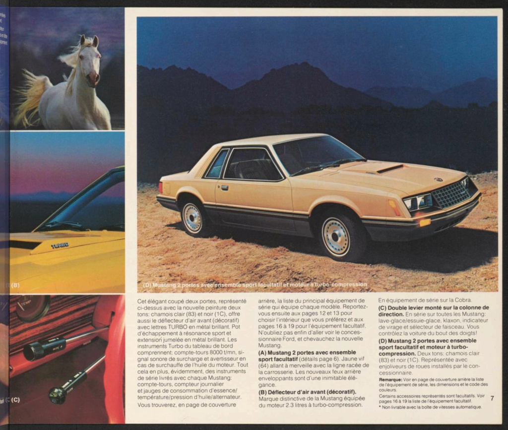 Brochure Mustang 1979 en français (Québec) Broch126