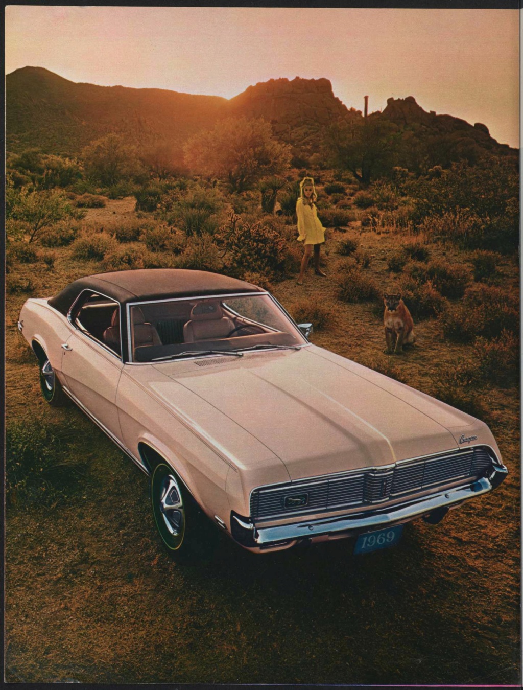  Brochure de vente Mercury Cougar 1969 en Anglais Broch144