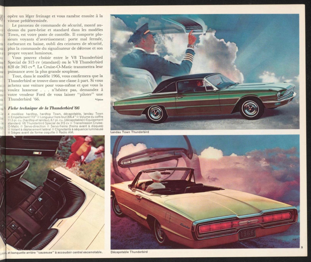 Brochure de vente des Ford de 1966 (En français) Broch166