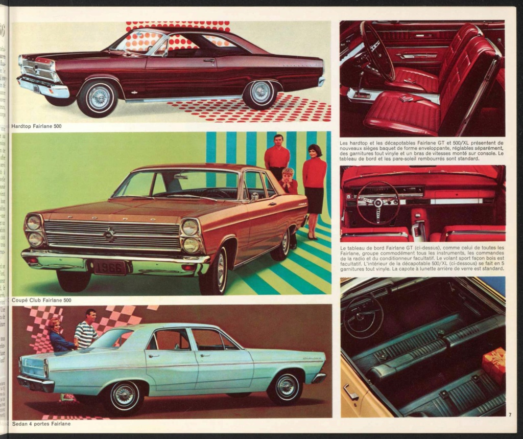Brochure de vente des Ford de 1966 (En français) Broch167
