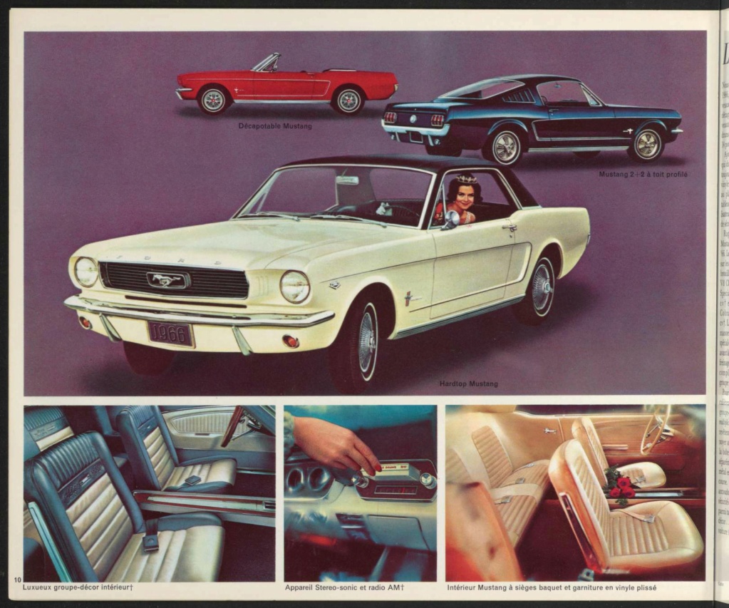 Brochure de vente des Ford de 1966 (En français) Broch168