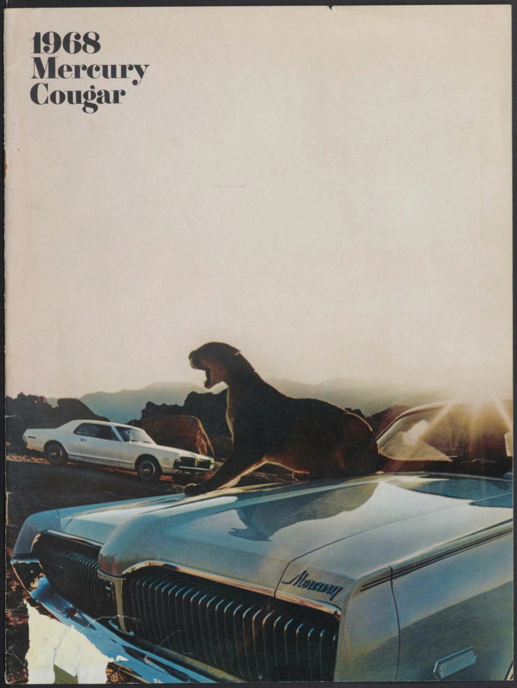 Brochure de vente en anglais pour la Cougar 1968 Brochu15