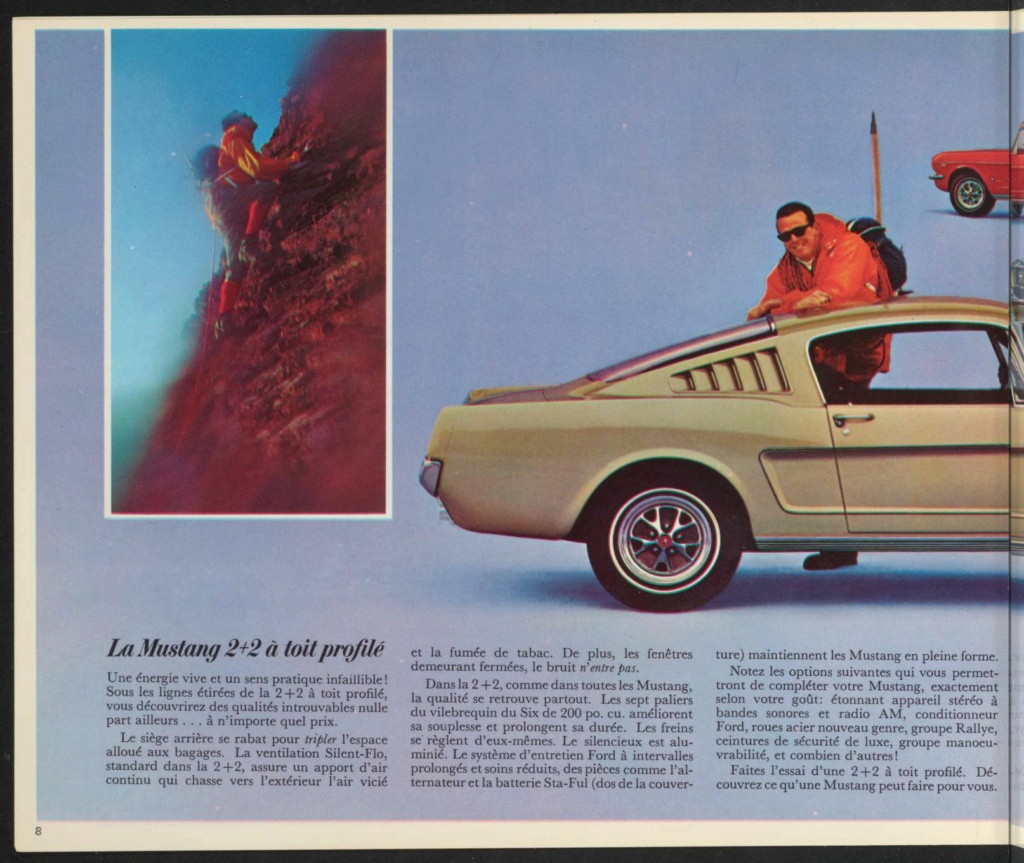 Brochure de vente Mustang 1966 en français (Canada) Brochu33