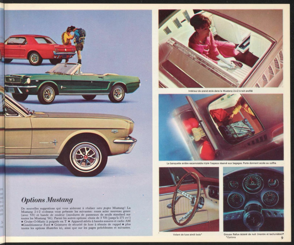 Brochure de vente Mustang 1966 en français (Canada) Brochu34