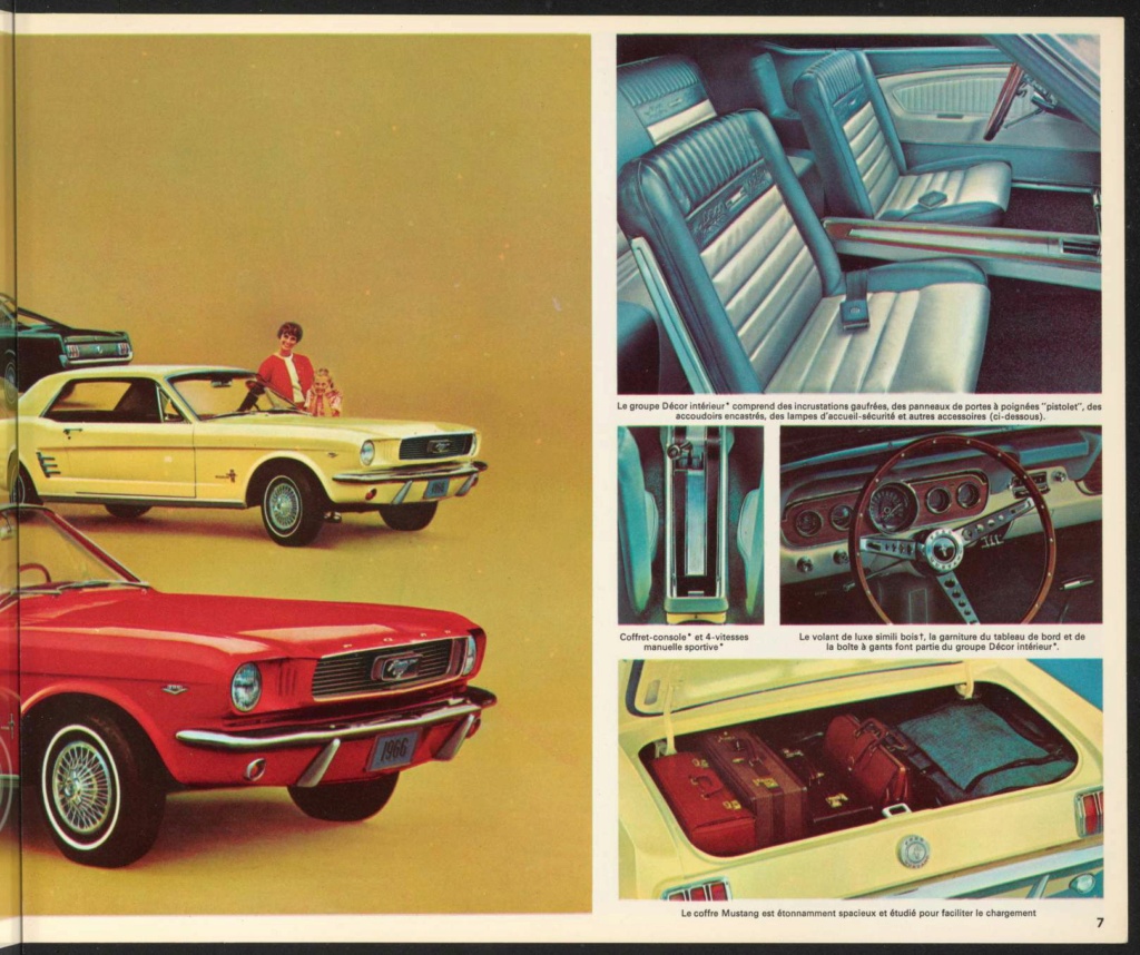 Brochure de vente Mustang 1966 en français (Canada) Brochu35