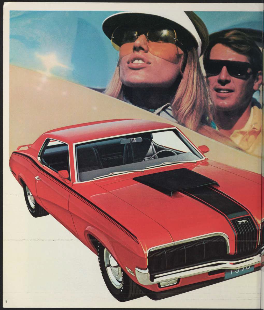 Brochure en anglais pour la Cougar 1970 Brochu99