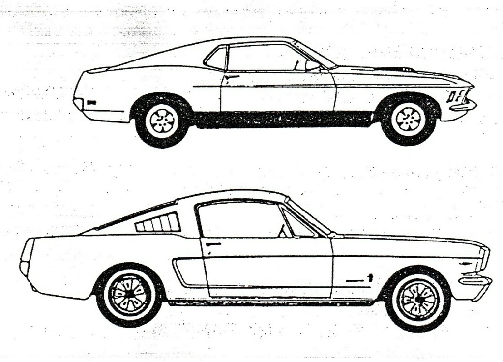 Mustang à colorier  - Page 2 Dessin26