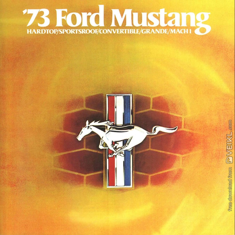 Brochure de vente: Mustang 1973 (version reproduction) Ford_m13