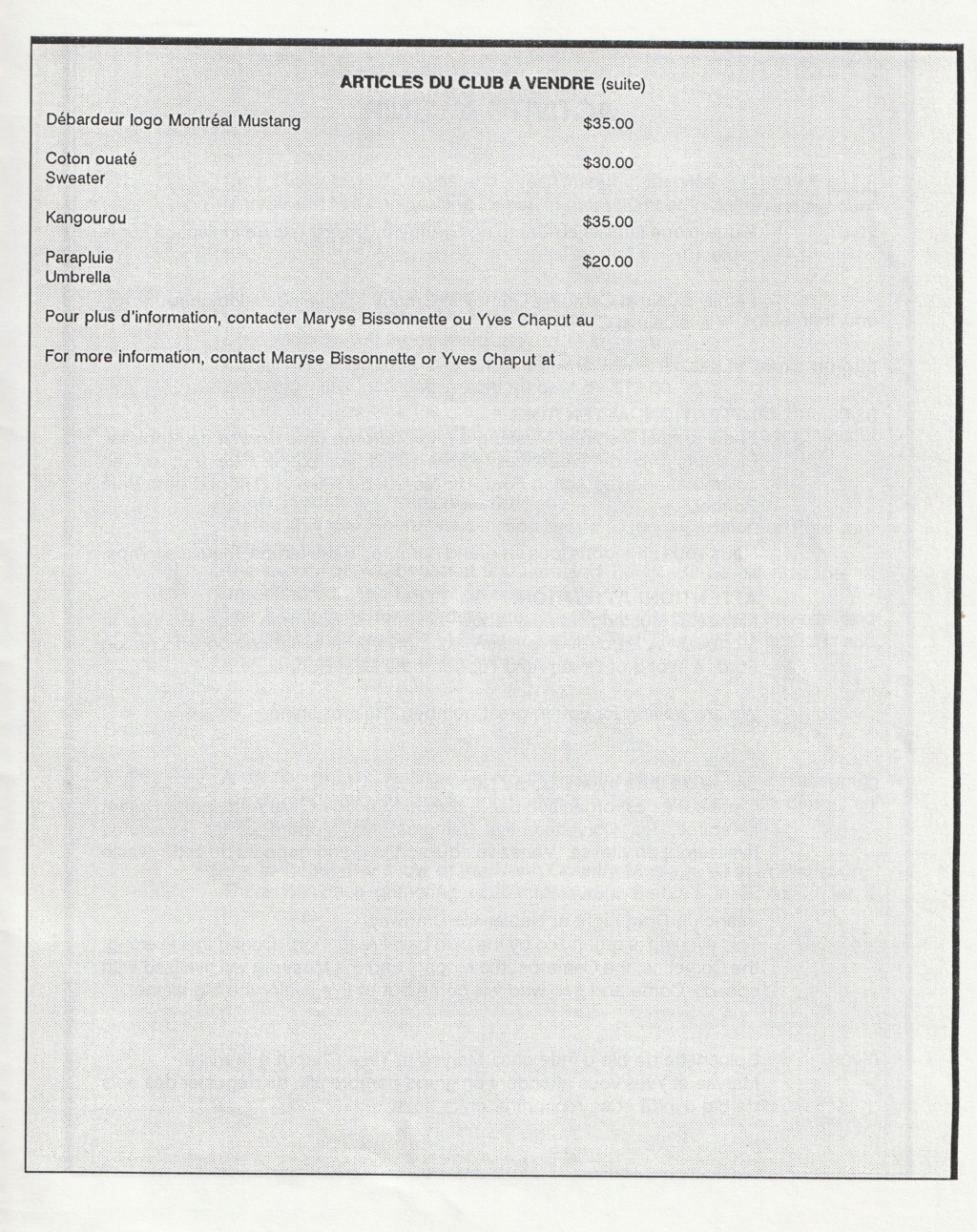 Montréal Mustang dans le temps! 1981 à aujourd'hui (Histoire en photos) - Page 8 Img_2451