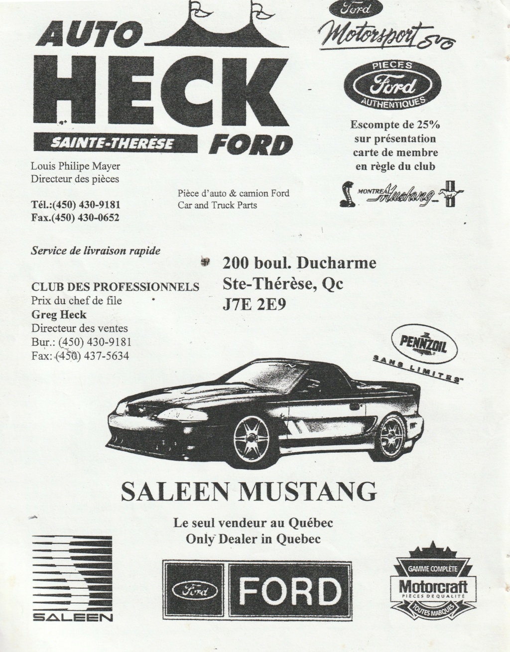 Montréal Mustang dans le temps! 1981 à aujourd'hui (Histoire en photos) - Page 8 Img_2510