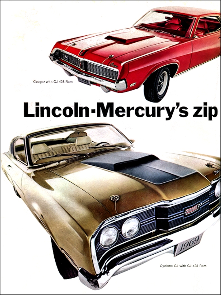  Publicité en anglais pour la Cougar 1969 Mercur19