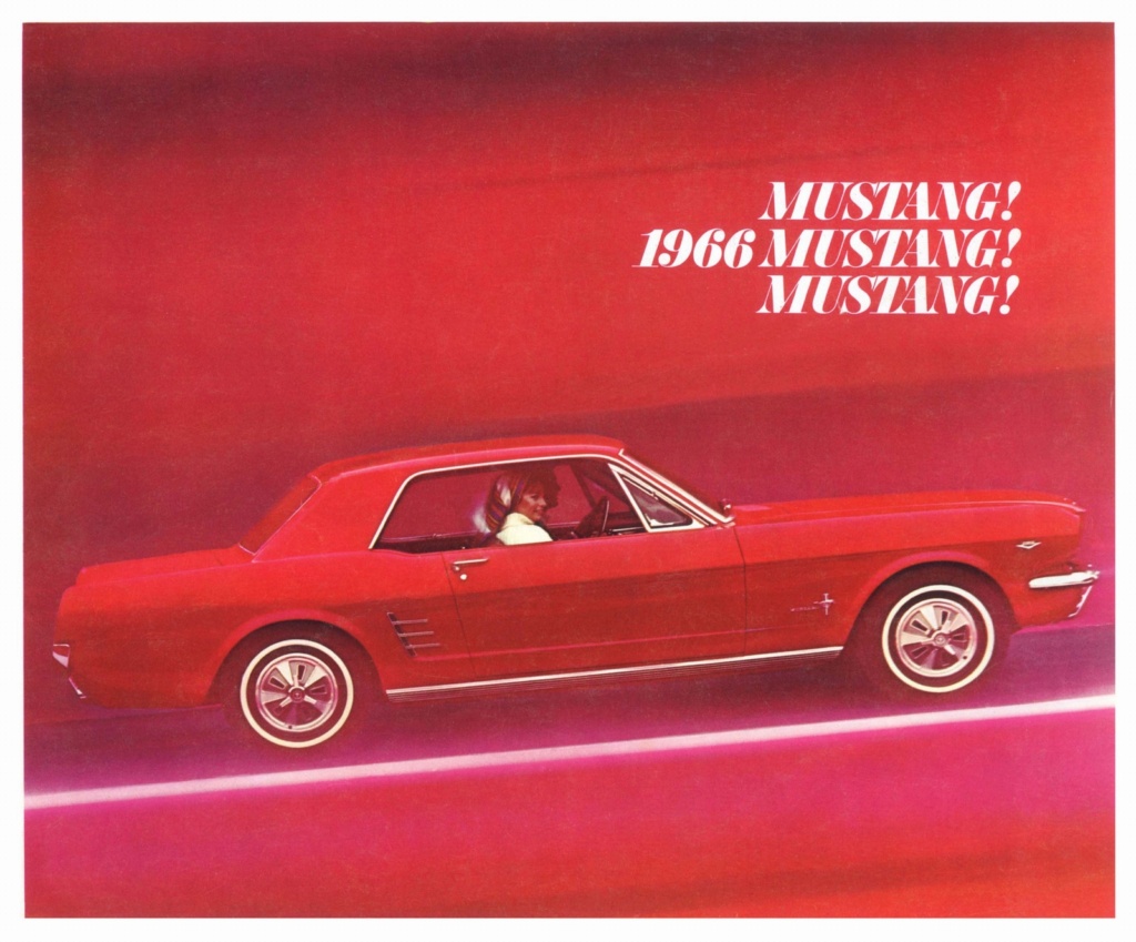 Brochure de vente Mustang 1966 en anglais (Édition US 8-65) N_196612