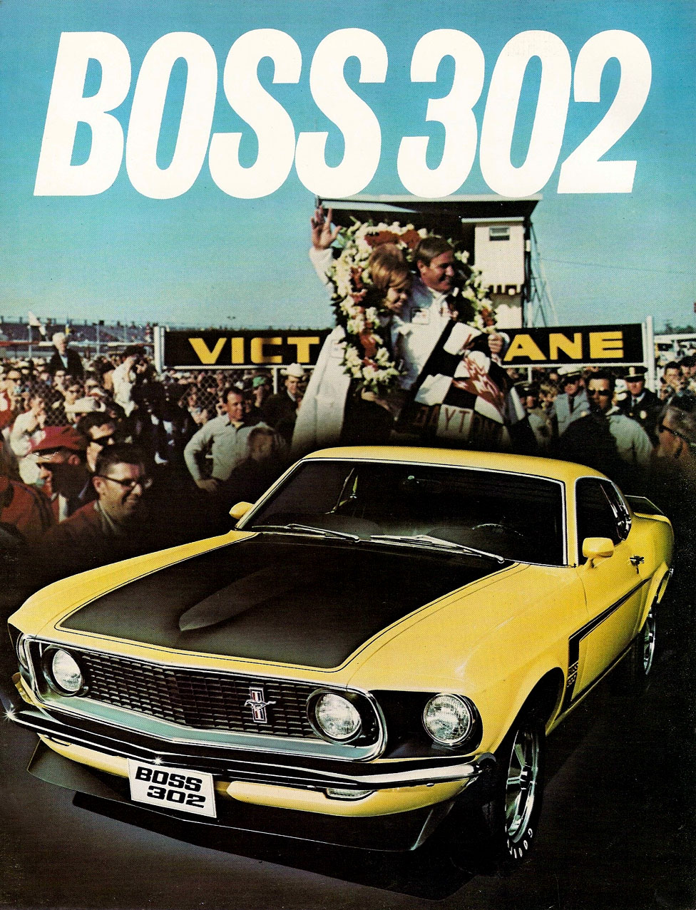 Brochure de vente en anglais: Mustang BOSS 302 1969  N_196910