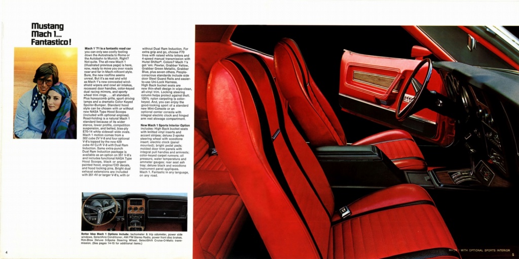  Brochure de vente: Mustang 1971 (version anglaise 08/70) N_197117