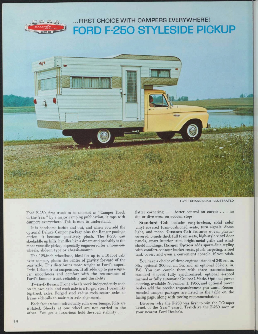 Brochure: 1966 Ford cars & trucks for recreation (en anglais) Nouv1150