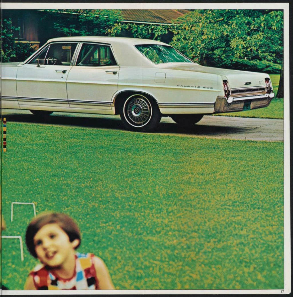 Brochure 1967 Ford LTD - XL - Galaxie 500 (en anglais, version Américaine) Nouv1178
