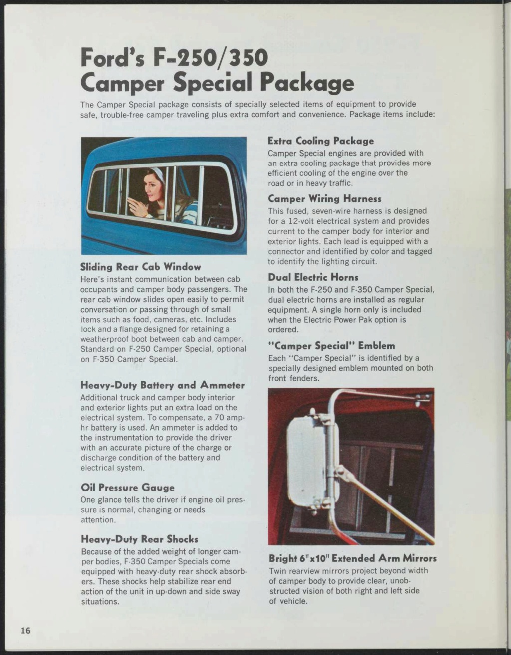 Brochure 1971: Ford recreation vehicule, cars & truck (en anglais) Nouv1315
