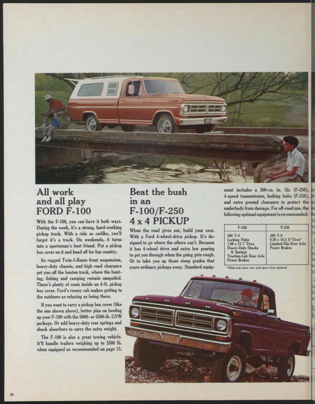 Brochure: Ford 1972 recreation vehicules Nouv1339