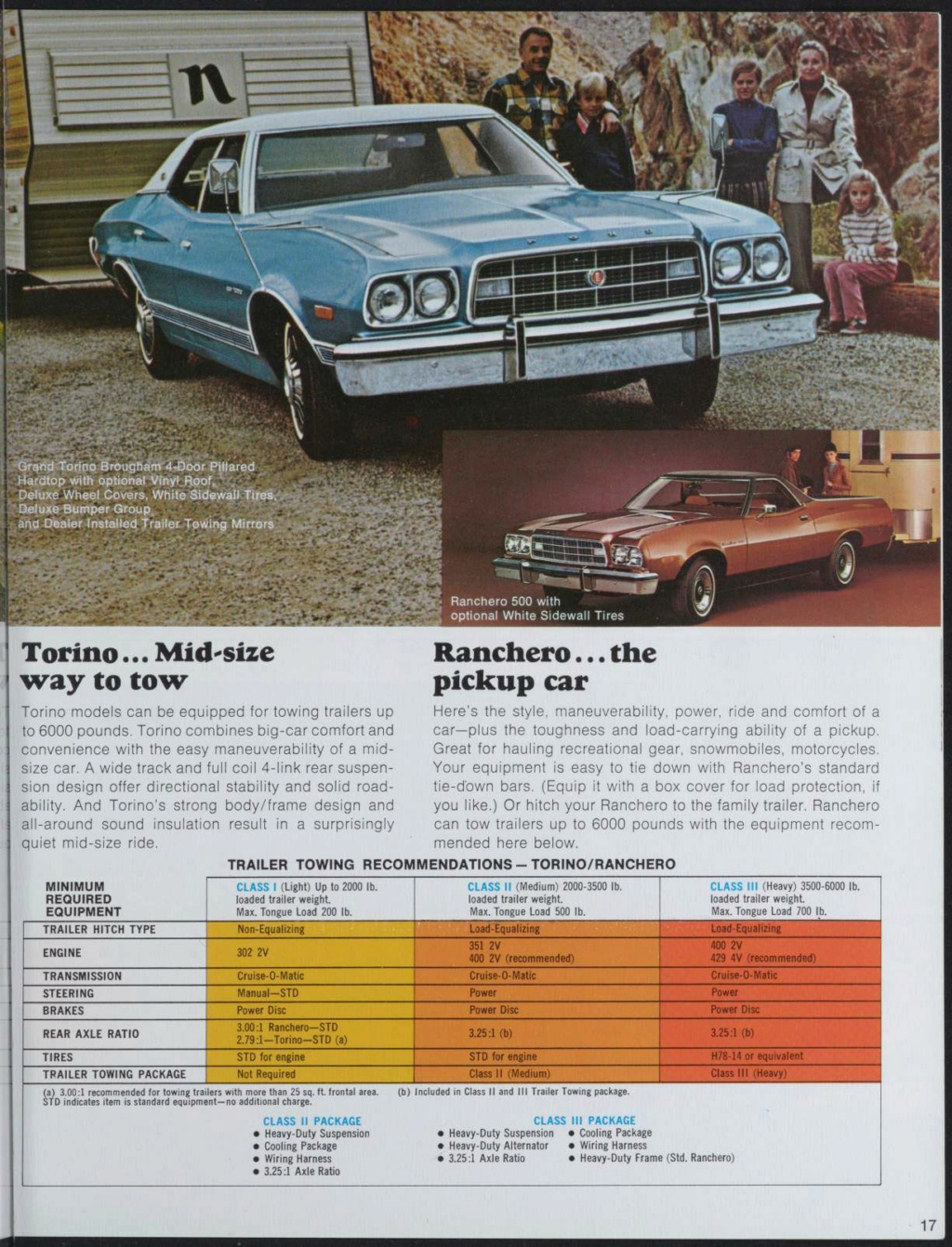 Brochure: Ford vehicules for recreation 73 (en anglais) Nouv1369