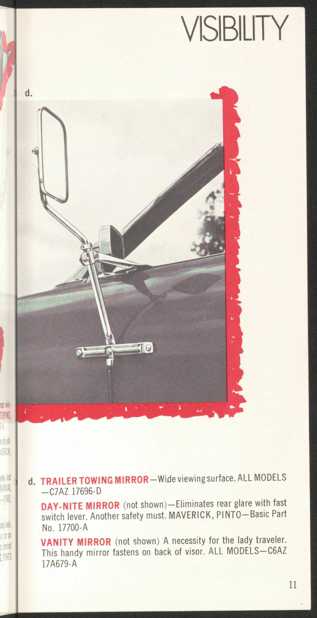 Brochure des accessoires Ford en 1971 (en anglais) Nouve369