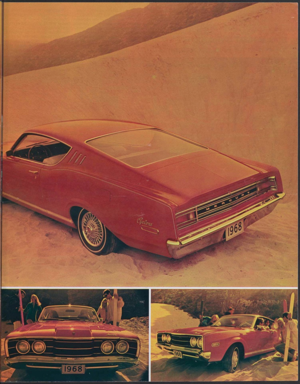 Brochure des produits Mercury 1968 en anglais, version américaine #M100 Nouve469
