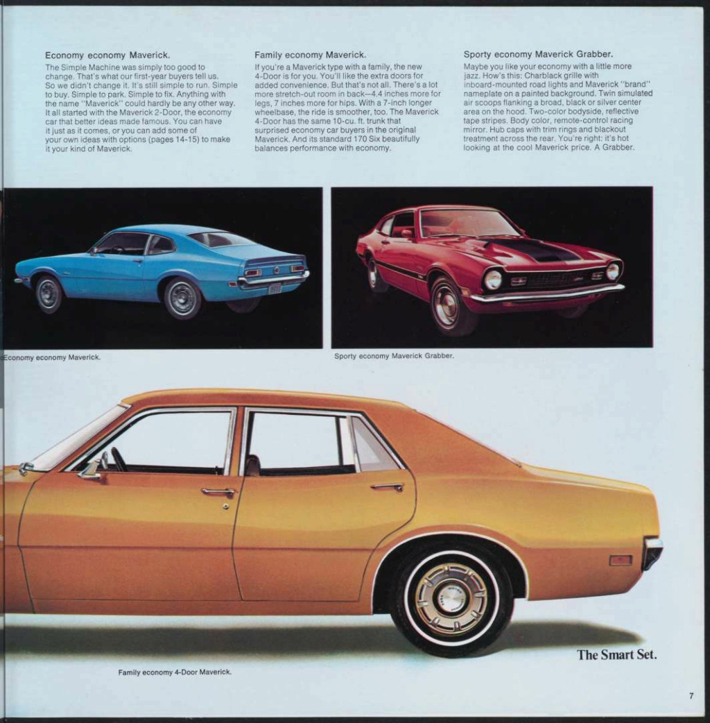 Brochure de vente automobile des Ford 1971 (en anglais) Nouve486