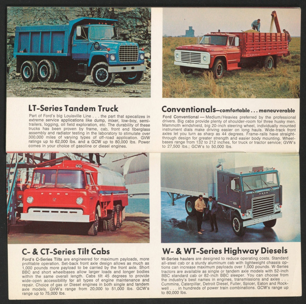 Brochure de vente automobile Ford et Mercury 1972 (en anglais, version Canadienne) Nouve635