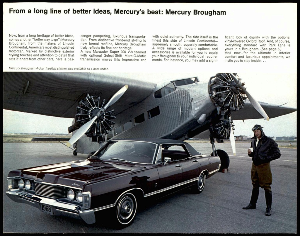 Brochure des produits Mercury 1968 en anglais, version américaine #M102 Nouve661