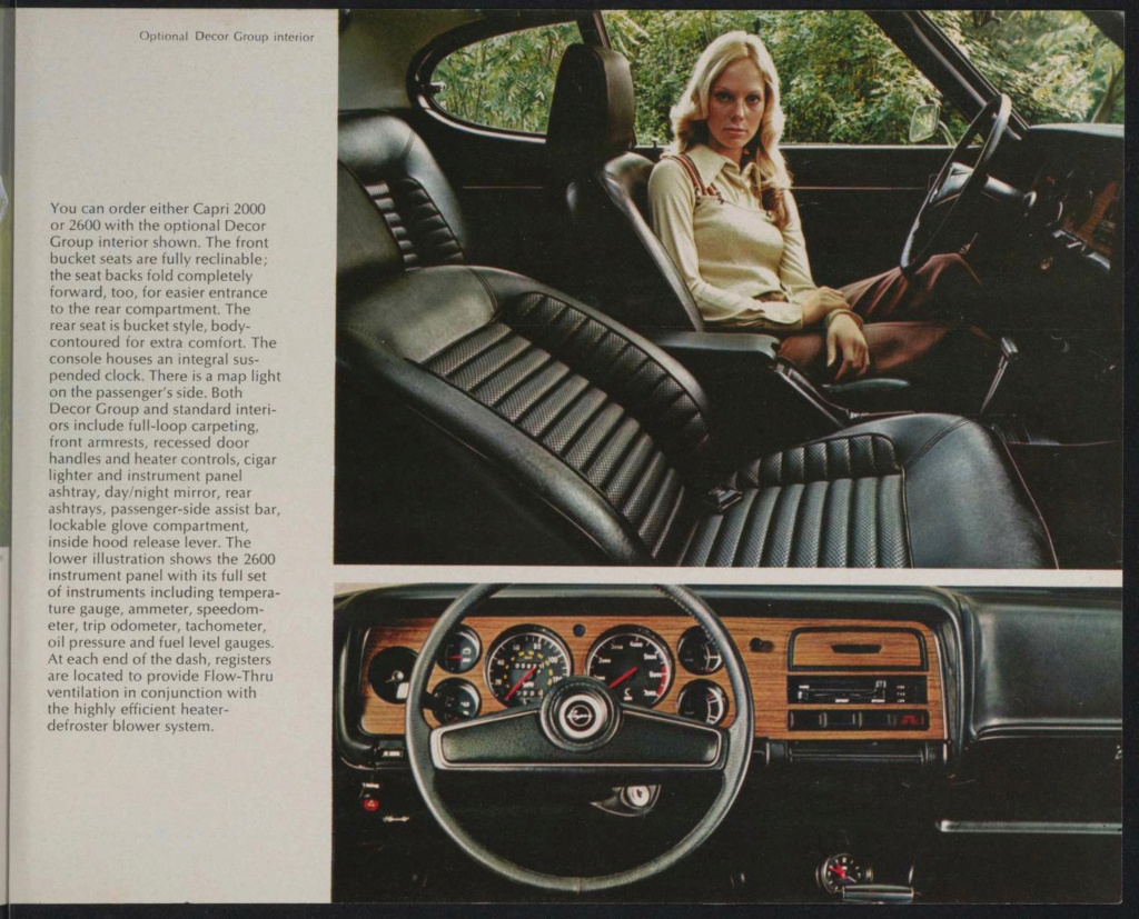 Brochure de vente automobile des Lincoln et Mercury 1973 (en anglais, version Américaine) Nouve869