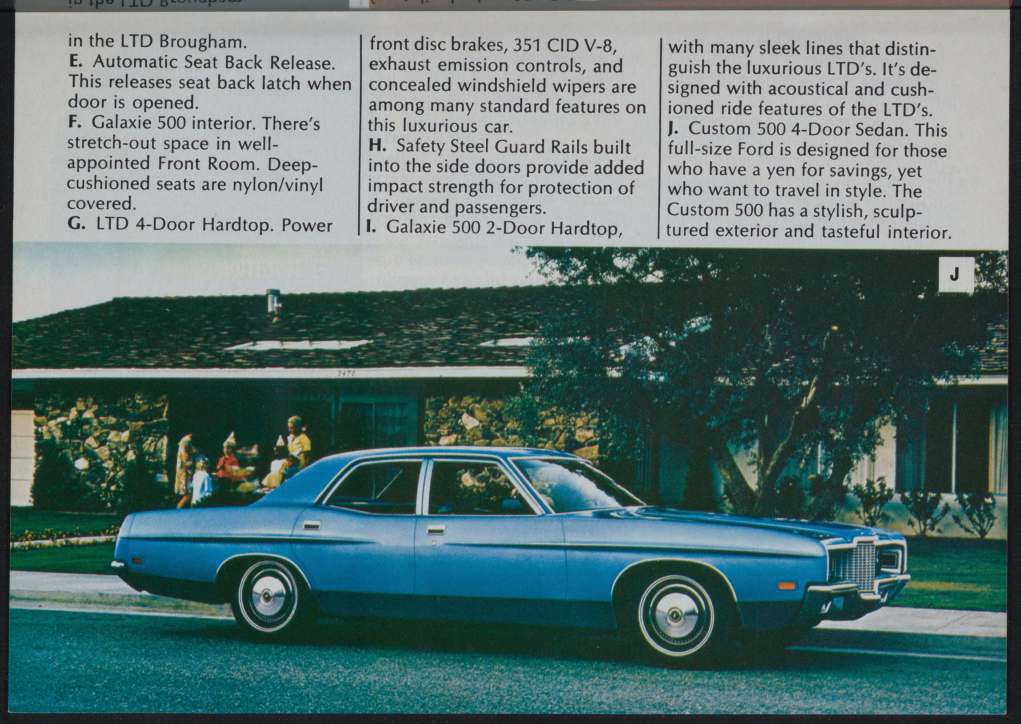 Brochure 1971 Ford times buyer's digest Nouve876