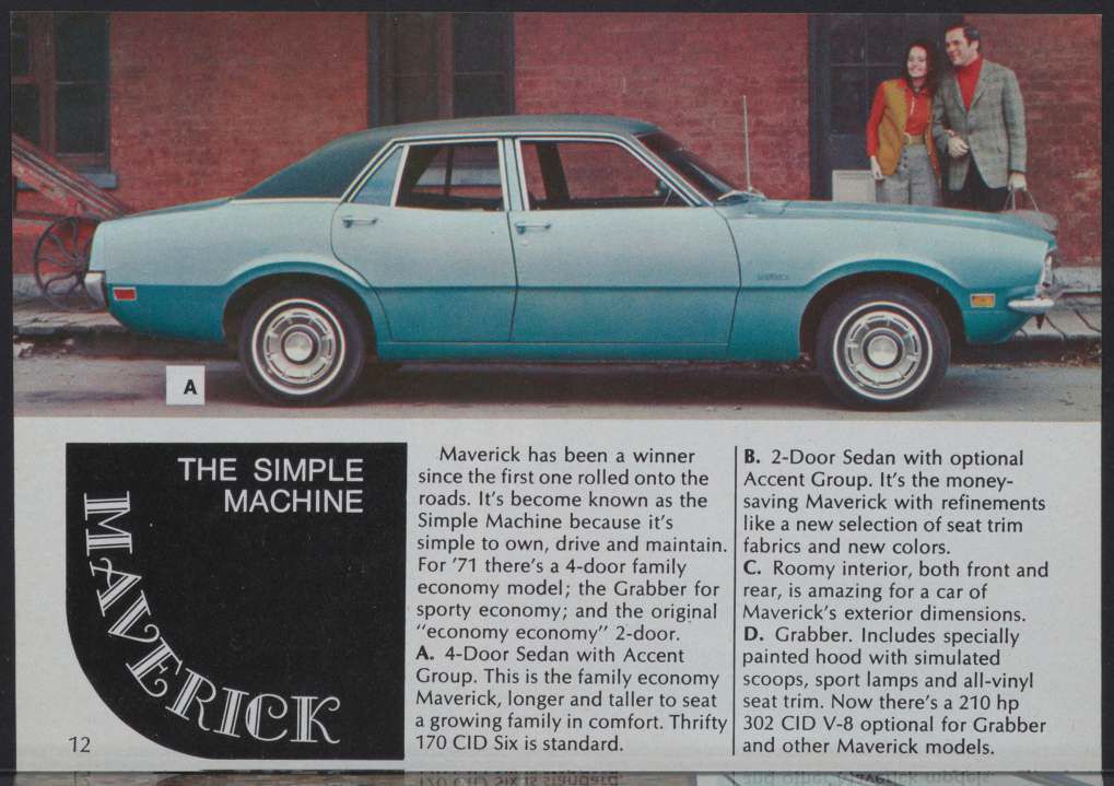 Brochure 1971 Ford times buyer's digest Nouve883