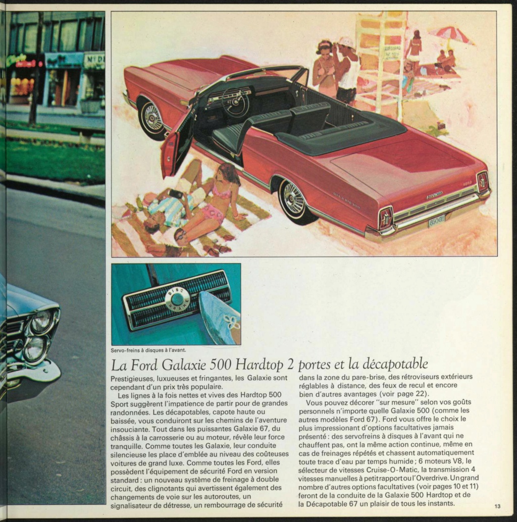 Brochure de la Ford 1967 (en français, Québec) Nouve939