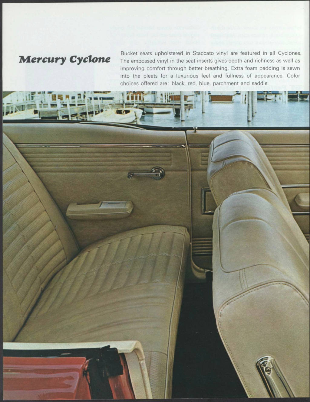 Brochure Mercury 1967, version américaine en anglais Nouve993