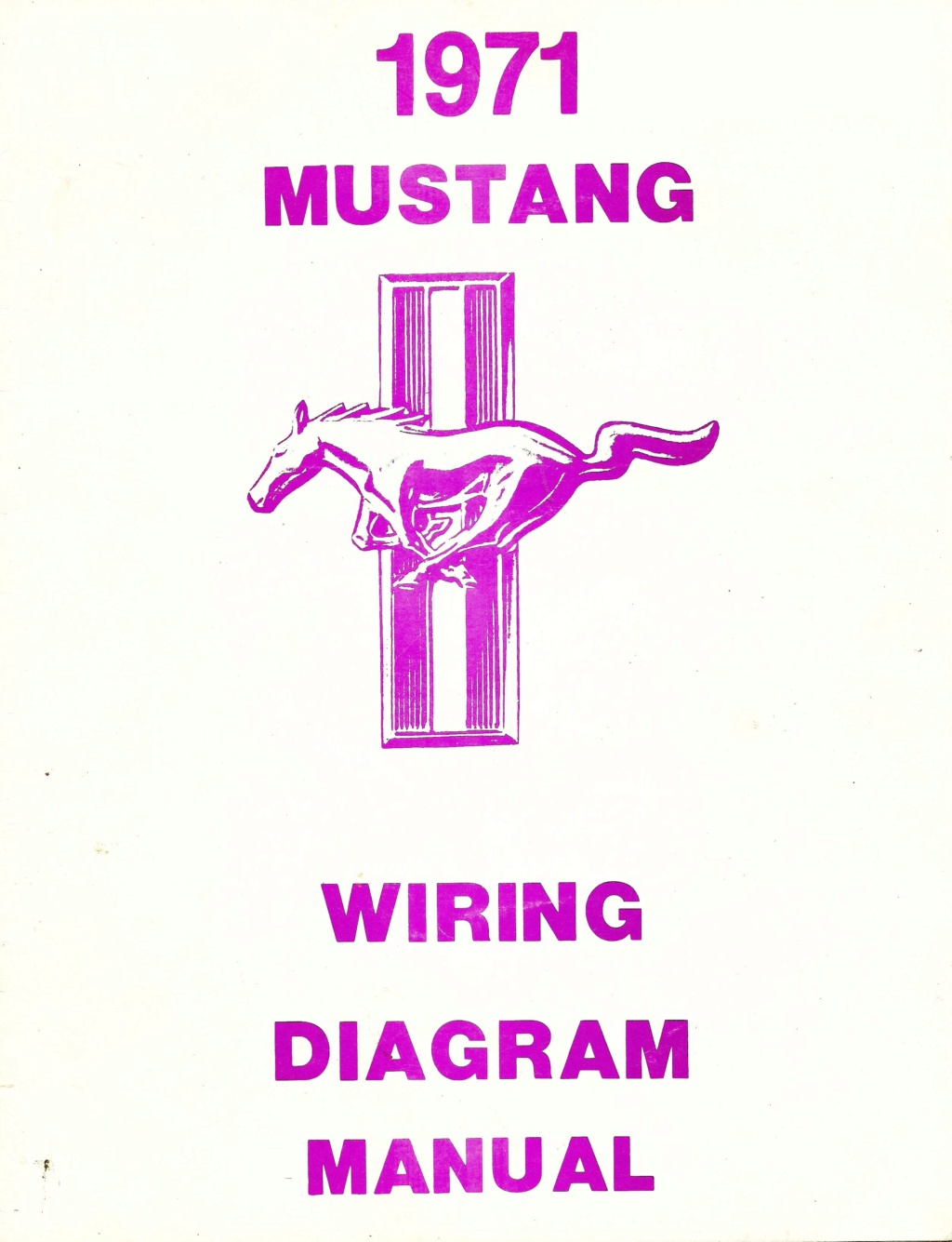 Schéma et diagramme électrique pour la Mustang 1971 (en anglais) Nouvel20