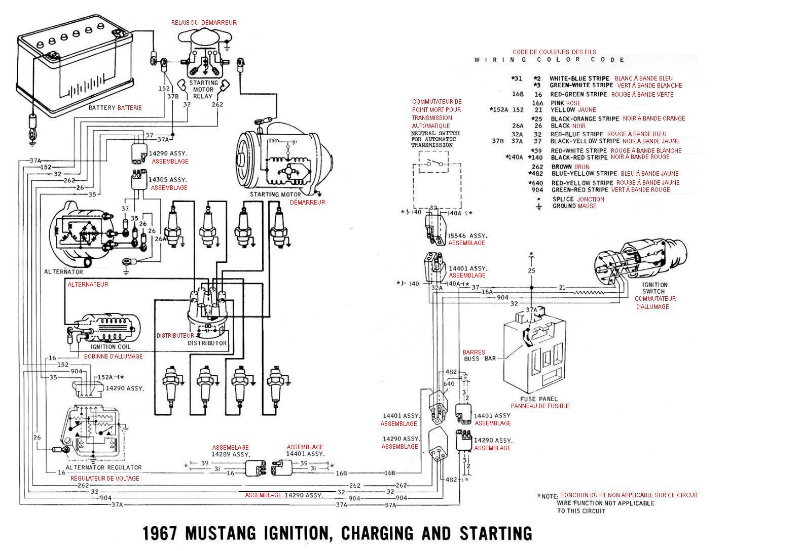 Schéma et diagramme électrique en français pour la Mustang 1967 Ok_02_10