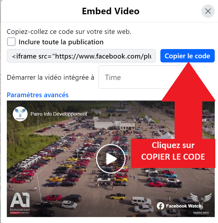 Tutoriel: Comment intégrer une vidéo de Facebook dans le forum.  Opera102