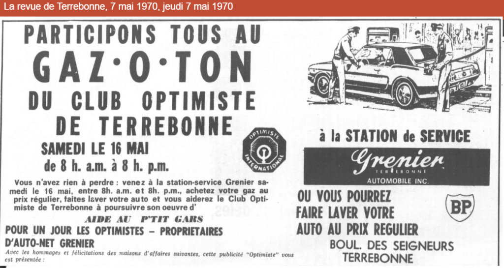 Publicité de produit, qui inclus des Mustang 1965 ou 1966 Opera_29