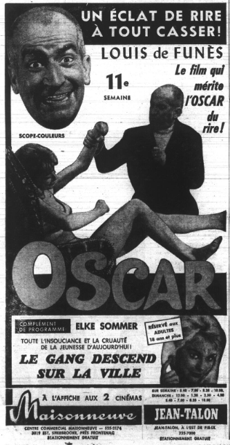 La vie en 1968: À voir au cinéma en 1968 Opera_71