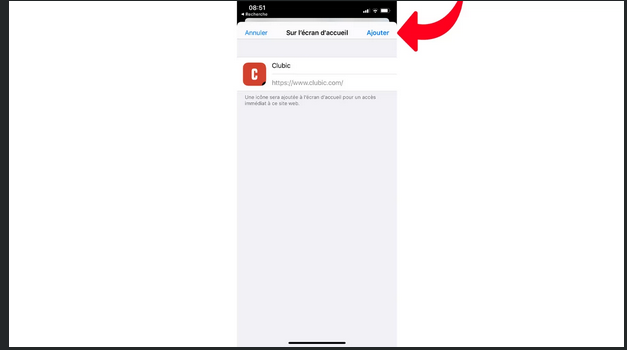 Comment ajouter un raccourci web sur la page d'accueil de son iPhone ? 510